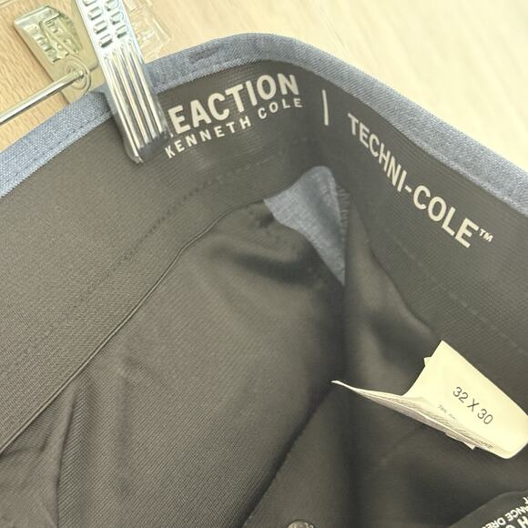 KENNETH COLE REACTION Dress Pants Men’s 32x30 Slim Fit Techni-Cole Performance - Picture 7 of 14